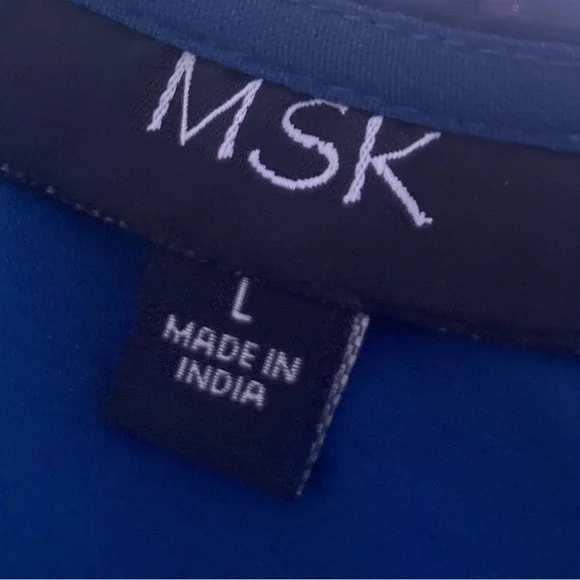 Rhinestone lined cold shoulder blouse - Picture 3 of 5